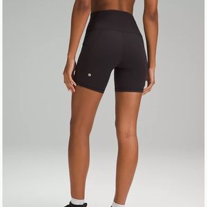 Lululemon wunder train biker shorts